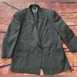 Pierre Balmain Suit‎ Mens 42 REG Wool Double Breasted Suit Jacket Classic